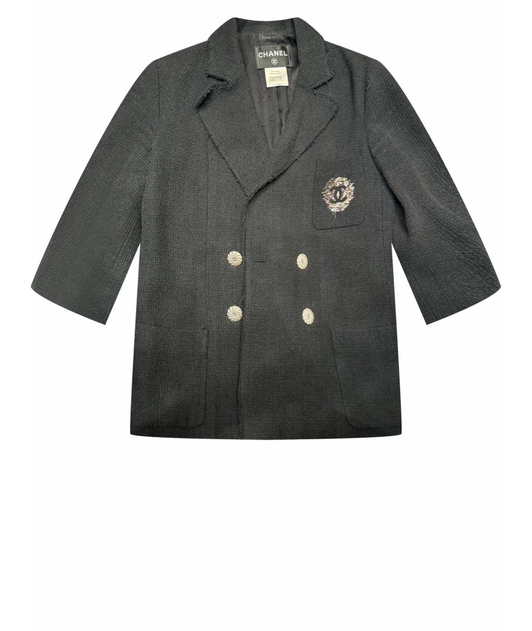 CHANEL PRE-OWNED Черный жакет/пиджак, фото 1