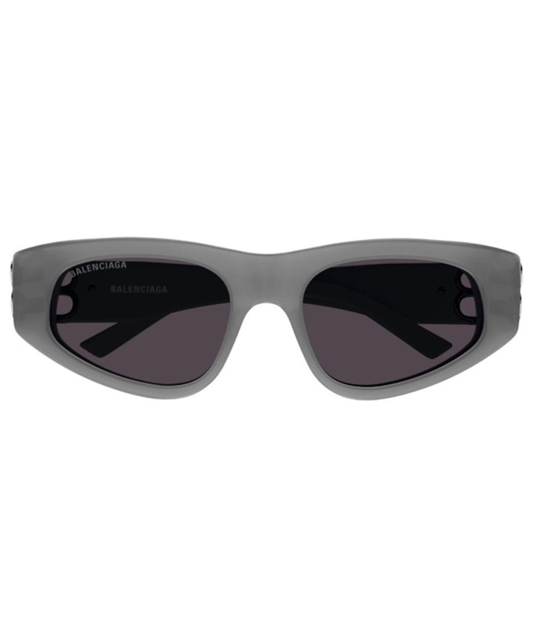 BALENCIAGA Серые пластиковые солнцезащитные очки, фото 2