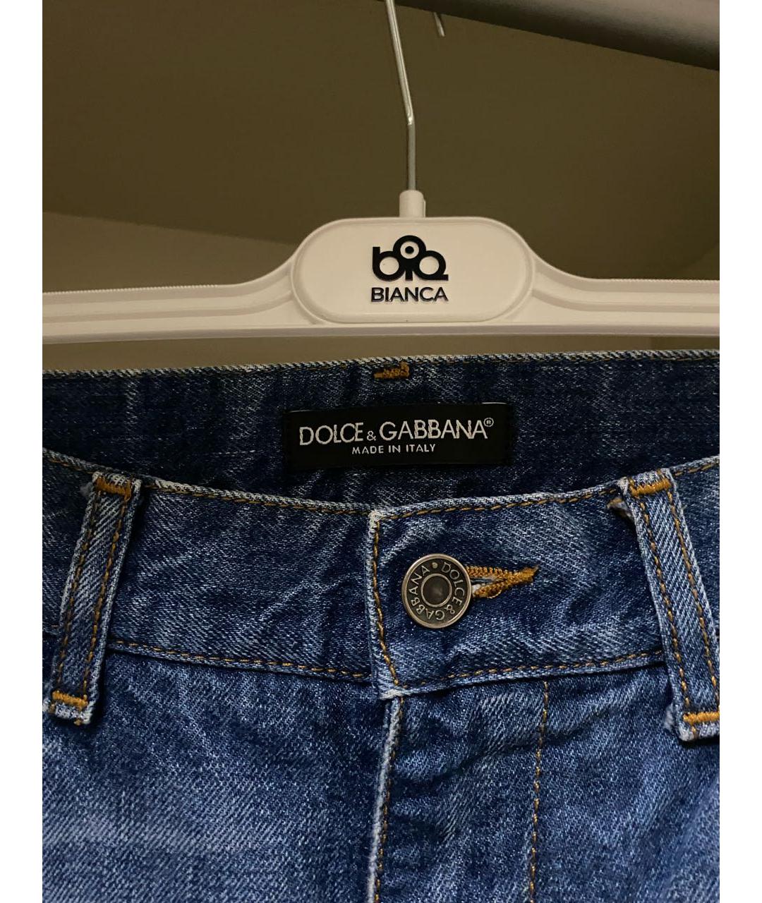 DOLCE&GABBANA Прямые джинсы, фото 4