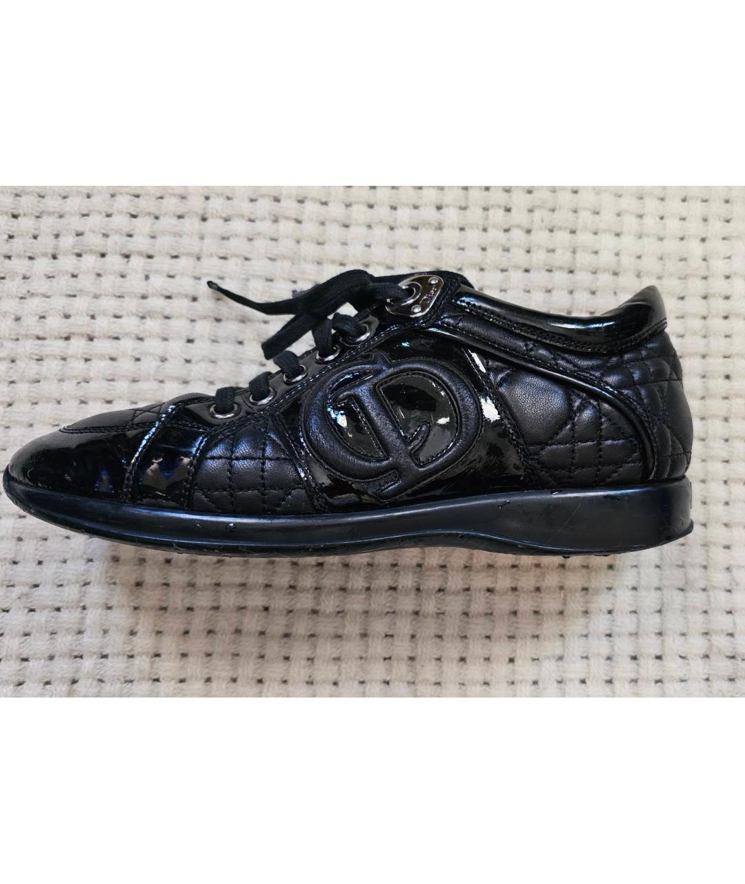 CHRISTIAN DIOR PRE-OWNED Черные кожаные кроссовки, фото 10