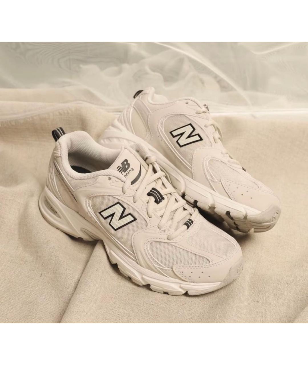 NEW BALANCE Бежевые текстильные кроссовки, фото 7