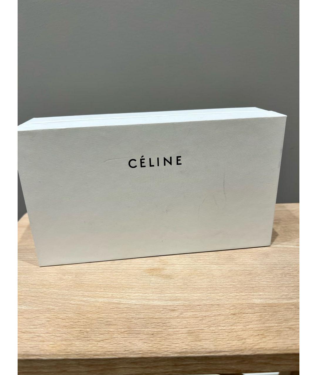 CELINE Синие пластиковые солнцезащитные очки, фото 8