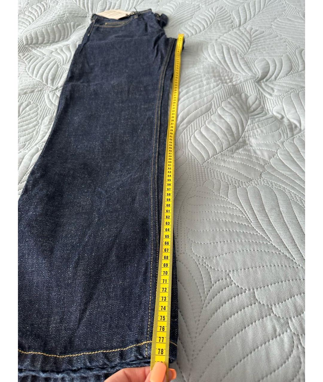 CARHARTT Темно-синие хлопковые прямые джинсы, фото 6