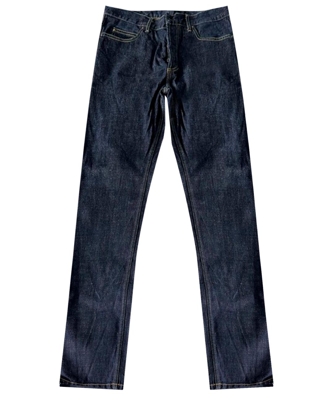 CARHARTT Темно-синие хлопковые прямые джинсы, фото 1