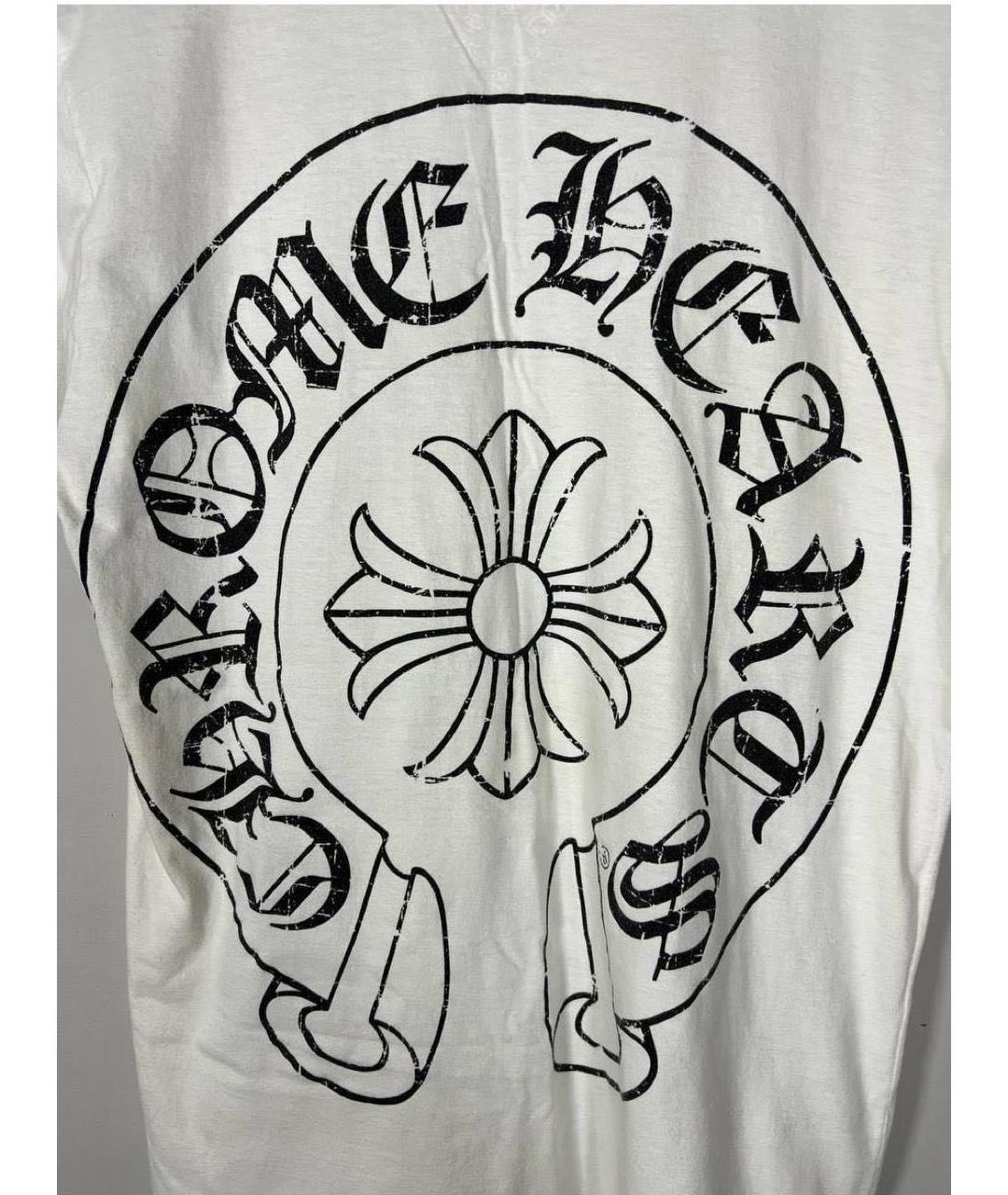 CHROME HEARTS Белая футболка, фото 4