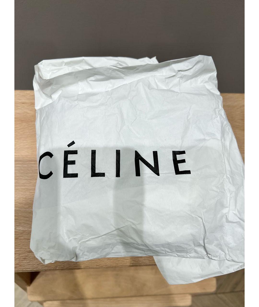 CELINE Антрацитовый ремень, фото 6