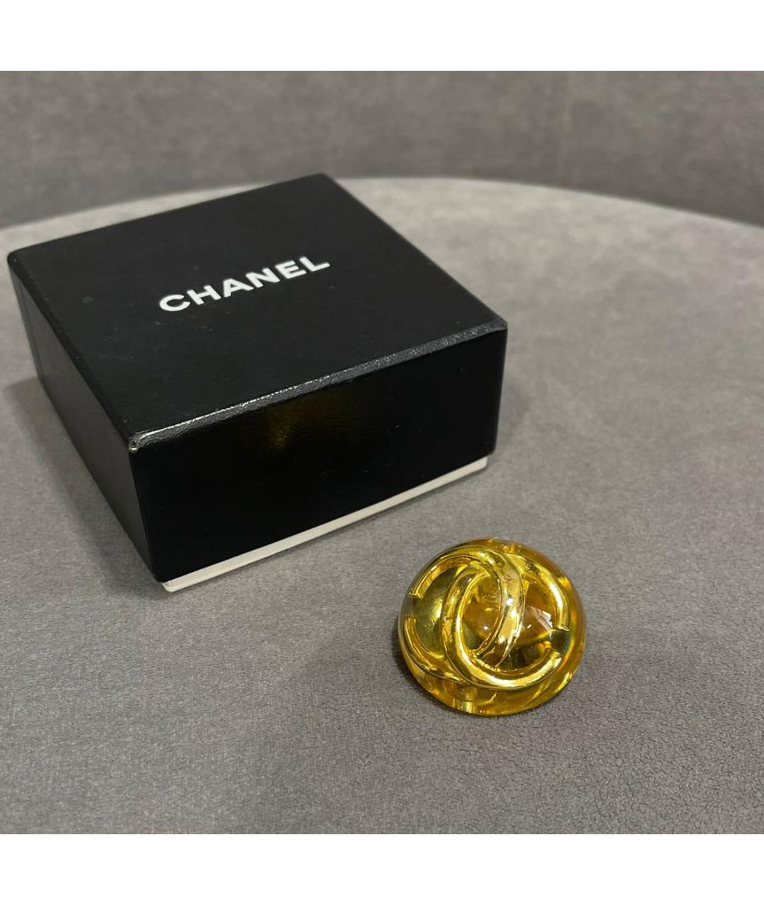 CHANEL Золотая булавка / брошь, фото 6