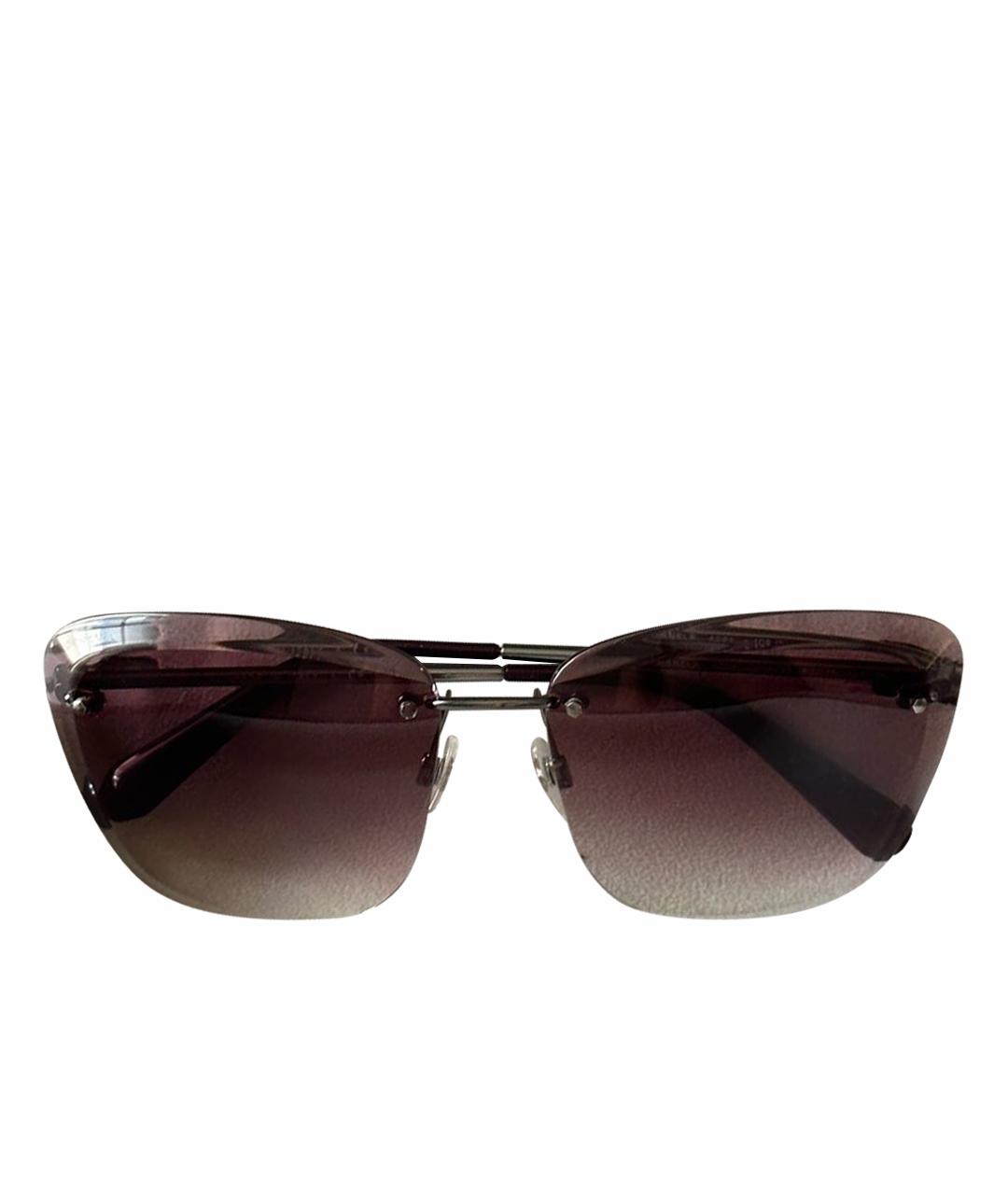 CHANEL PRE-OWNED Розовые металлические солнцезащитные очки, фото 1