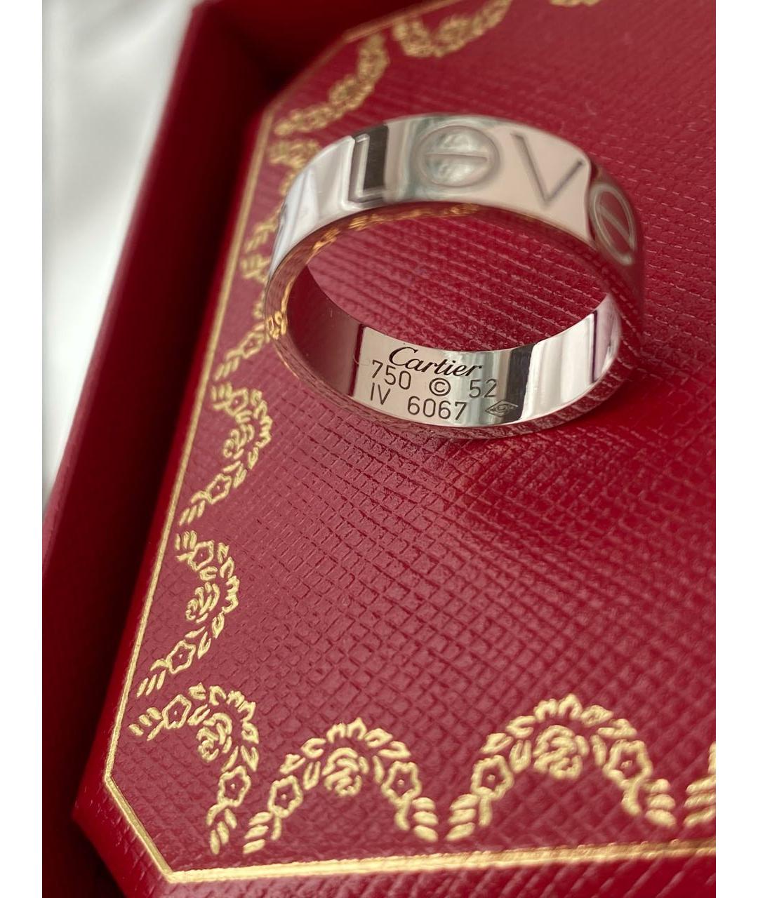 CARTIER Белое кольцо из белого золота, фото 7