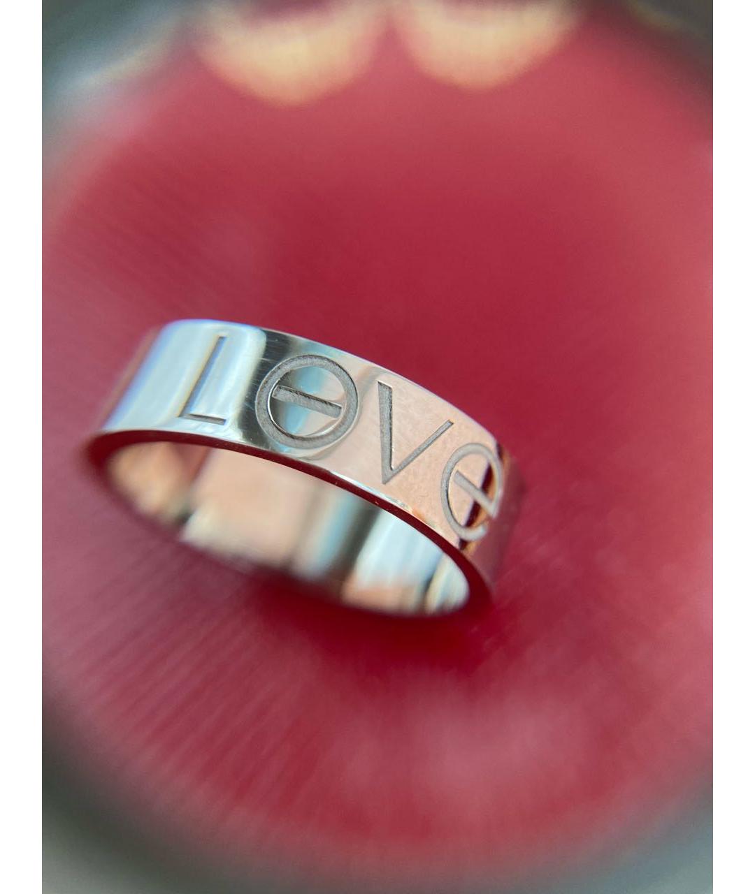 CARTIER Белое кольцо из белого золота, фото 8