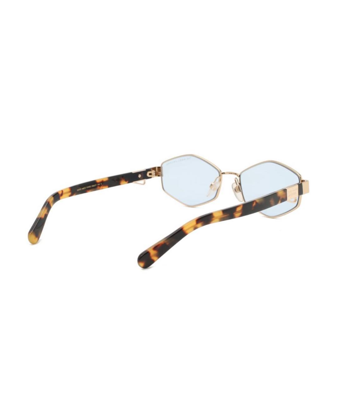 MARC JACOBS Голубые металлические солнцезащитные очки, фото 3