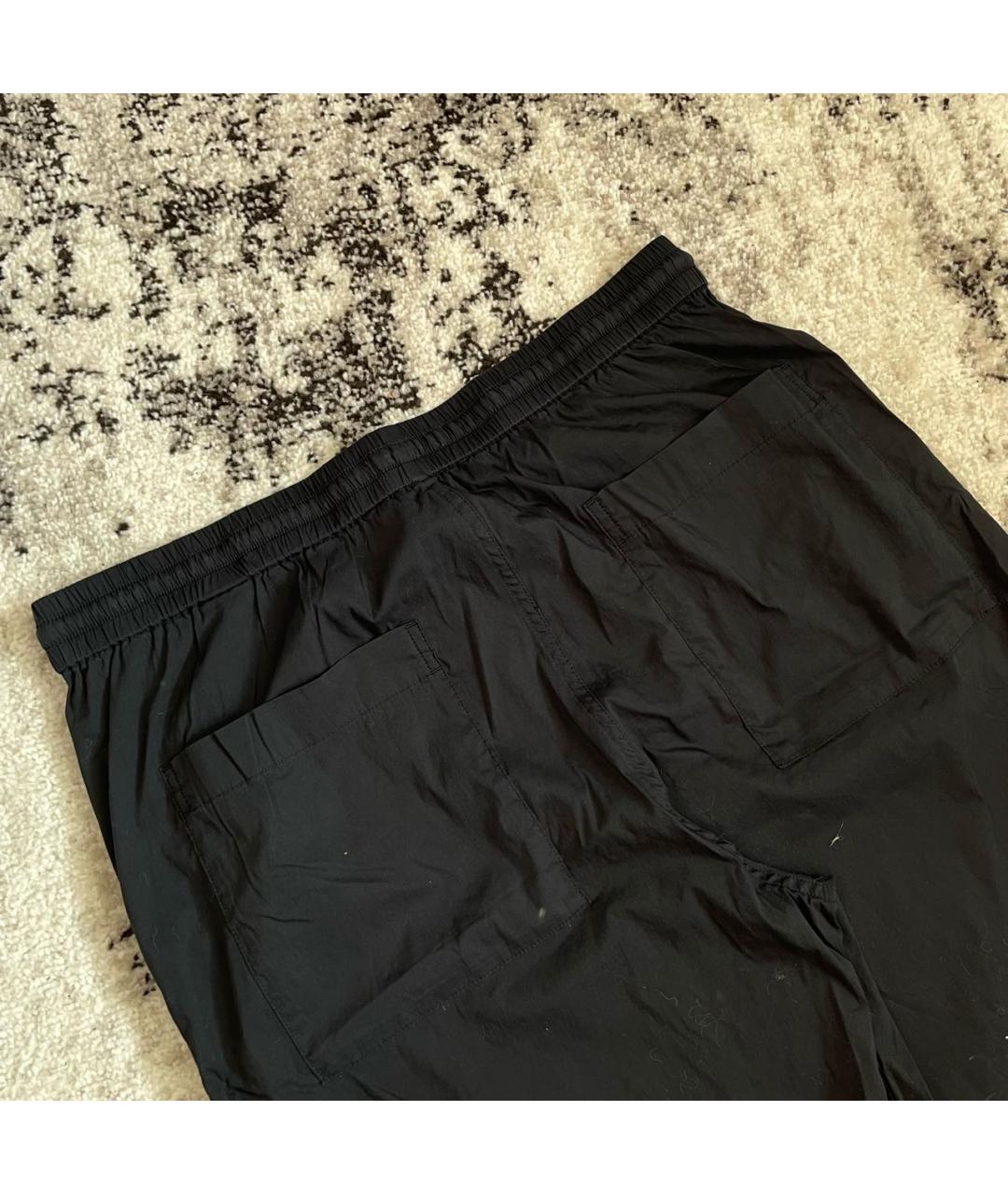 COS Черные хлопко-эластановые повседневные брюки, фото 5