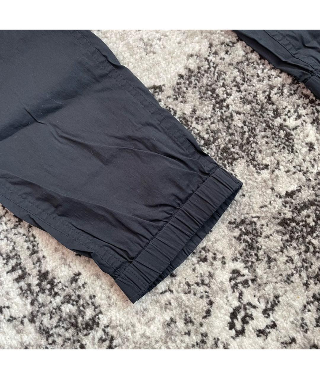 COS Черные хлопко-эластановые повседневные брюки, фото 3