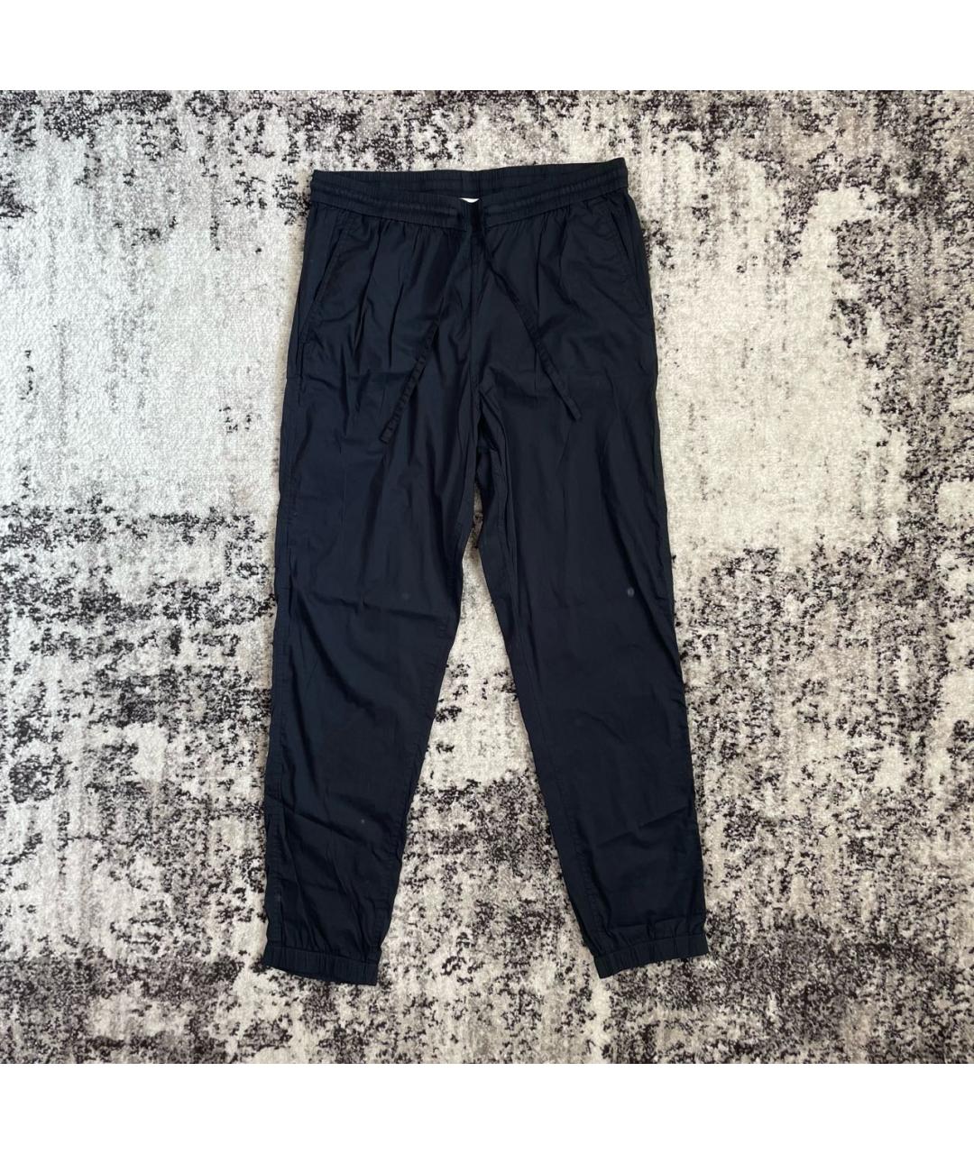 COS Черные хлопко-эластановые повседневные брюки, фото 9
