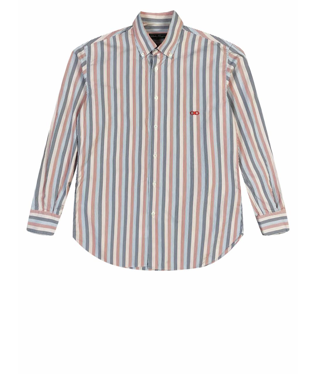 SALVATORE FERRAGAMO Хлопковая кэжуал рубашка, фото 1