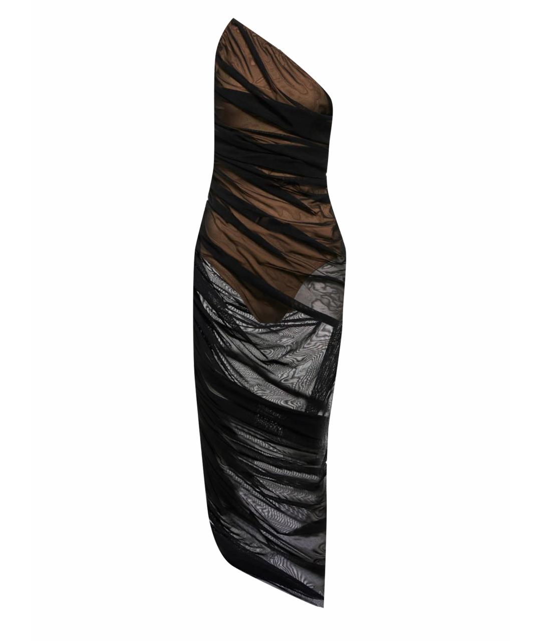 NORMA KAMALI Черное коктейльное платье, фото 1