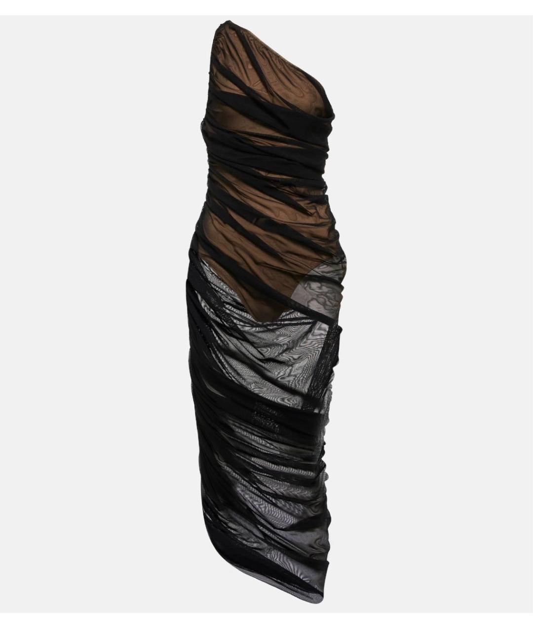 NORMA KAMALI Черное коктейльное платье, фото 6