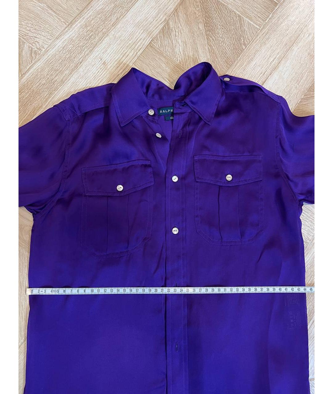 RALPH LAUREN Фиолетовая рубашка, фото 6