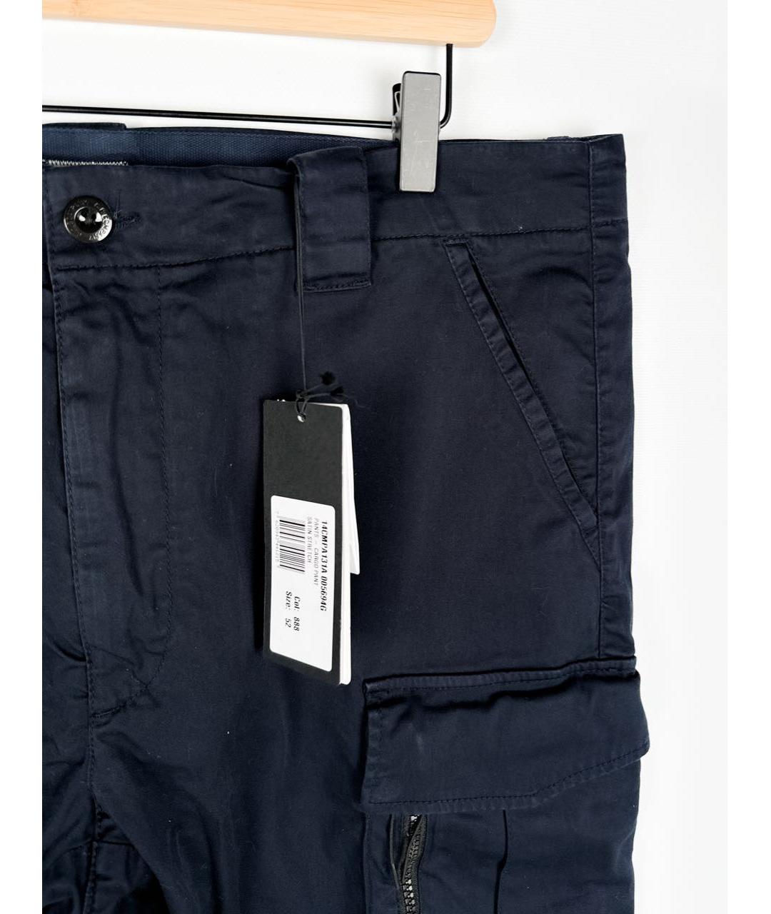CP COMPANY Темно-синие хлопковые повседневные брюки, фото 3