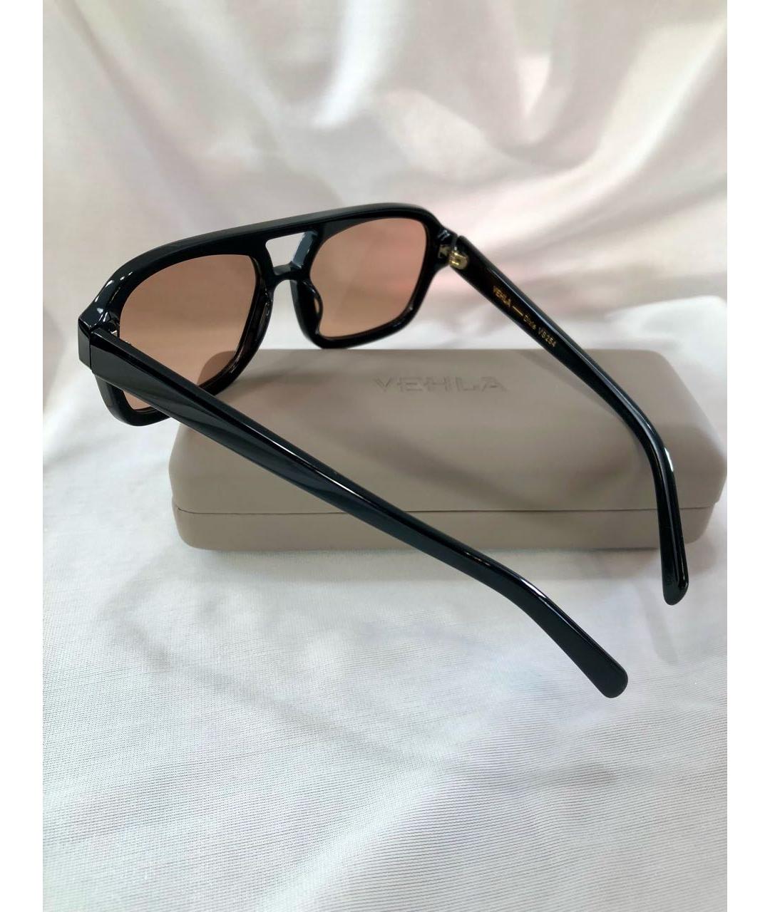 Vehla Черные пластиковые солнцезащитные очки, фото 2