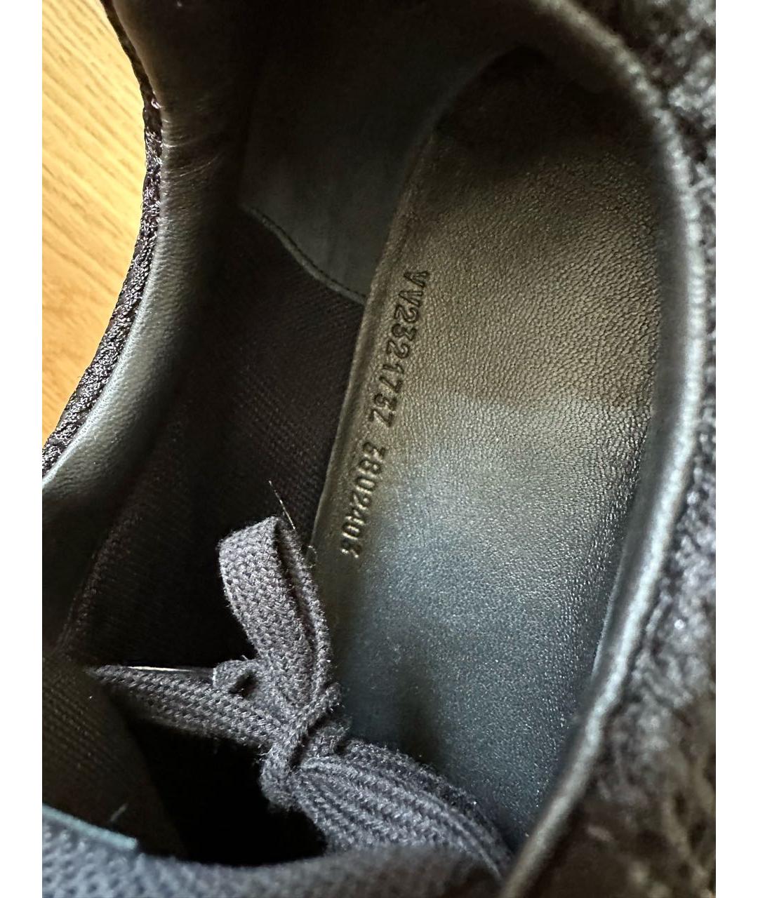 HERMES PRE-OWNED Черные текстильные кроссовки, фото 7