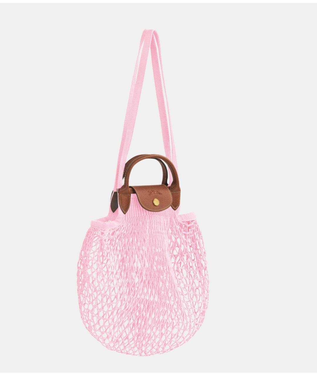 LONGCHAMP Розовая сумка с короткими ручками, фото 2