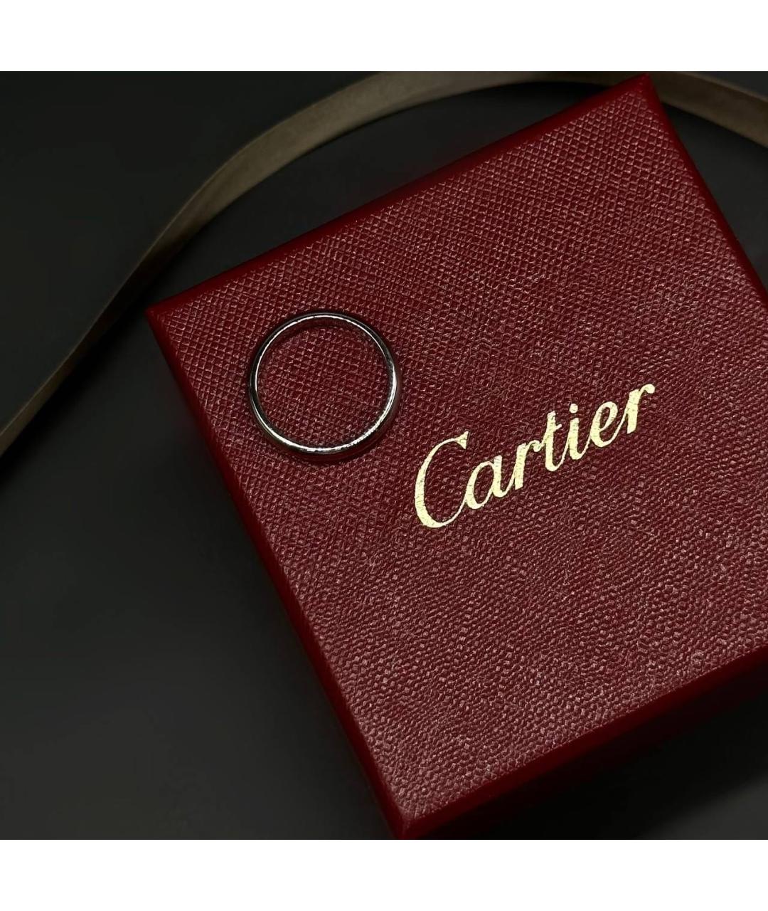 CARTIER Серебряное платиновое кольцо, фото 3