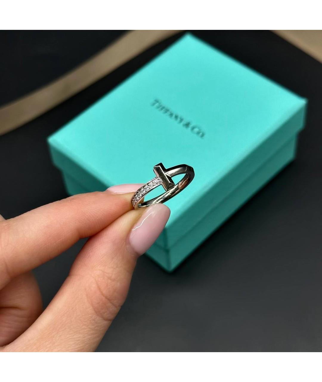 TIFFANY&CO Серебряное кольцо из белого золота, фото 2