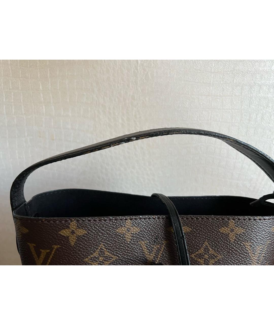 LOUIS VUITTON PRE-OWNED Коричневая сумка тоут, фото 7