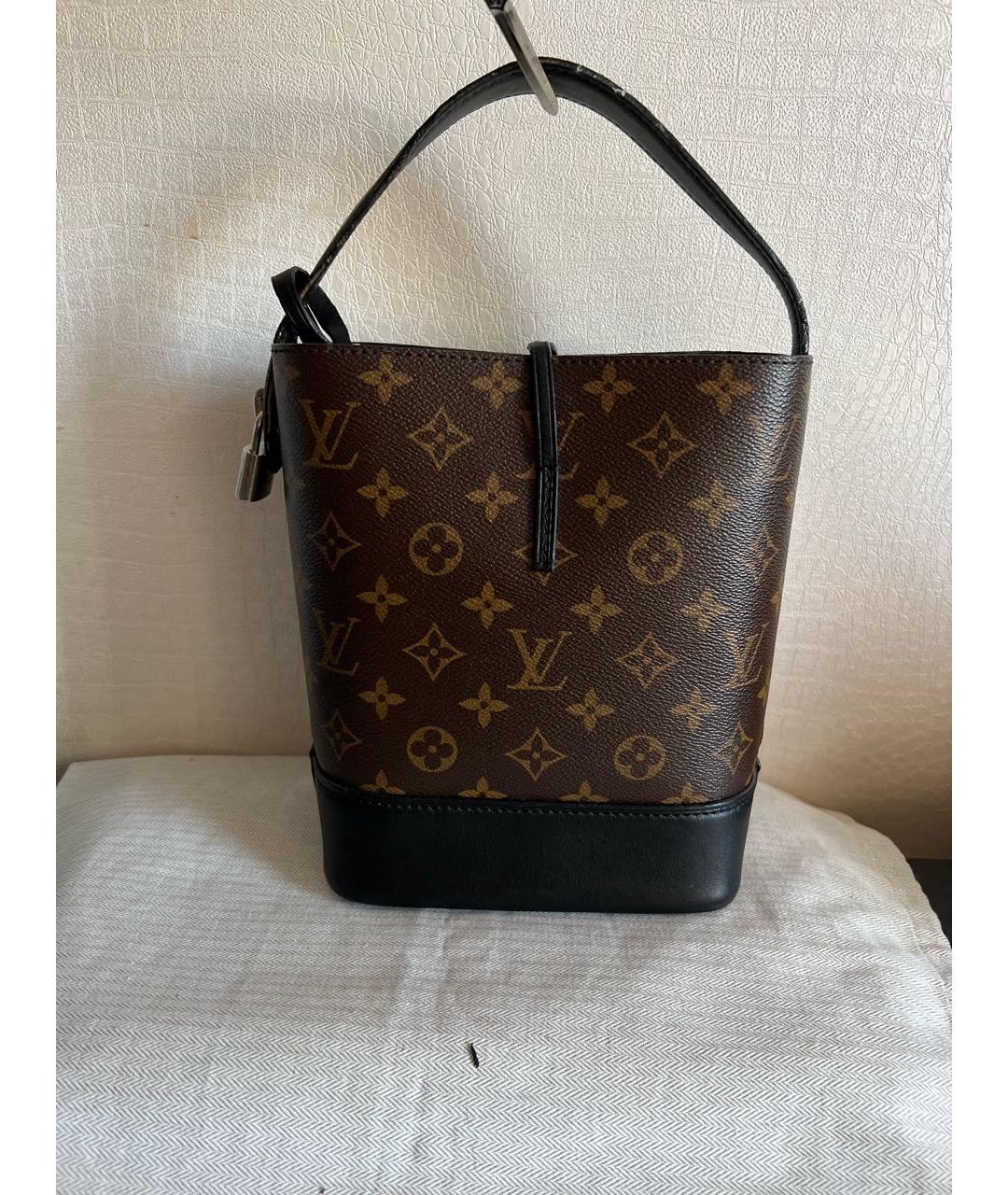 LOUIS VUITTON PRE-OWNED Коричневая сумка тоут, фото 2