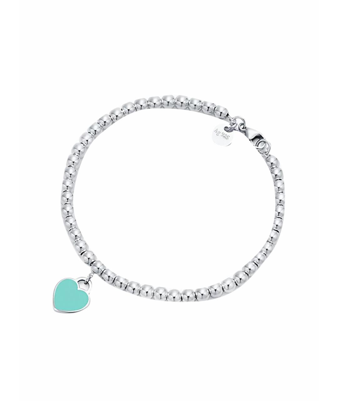 TIFFANY&CO Бирюзовый серебряный браслет, фото 1