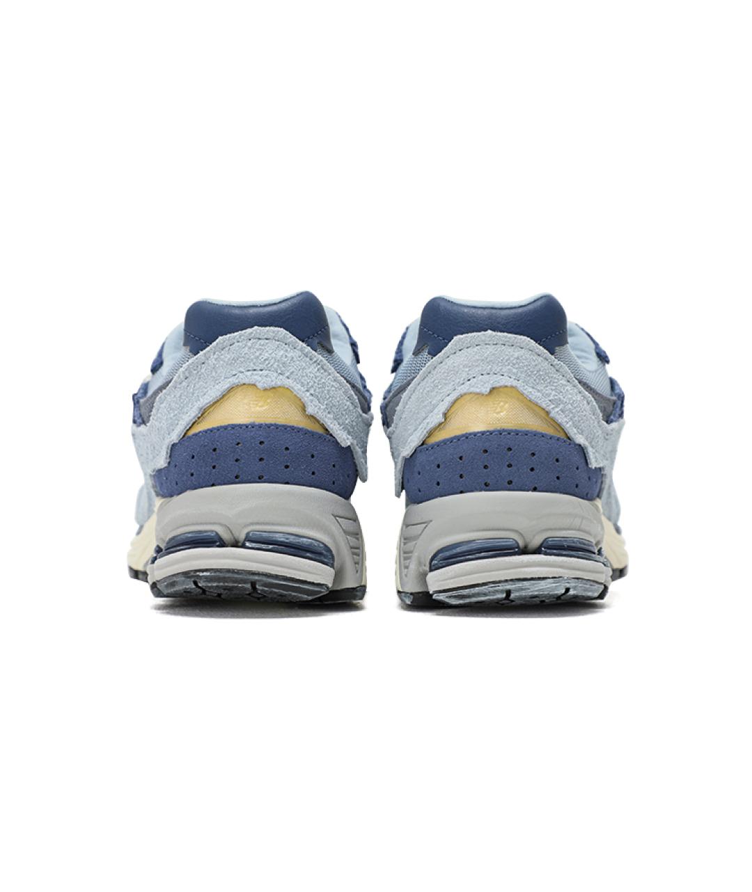 NEW BALANCE Синие замшевые низкие кроссовки / кеды, фото 4