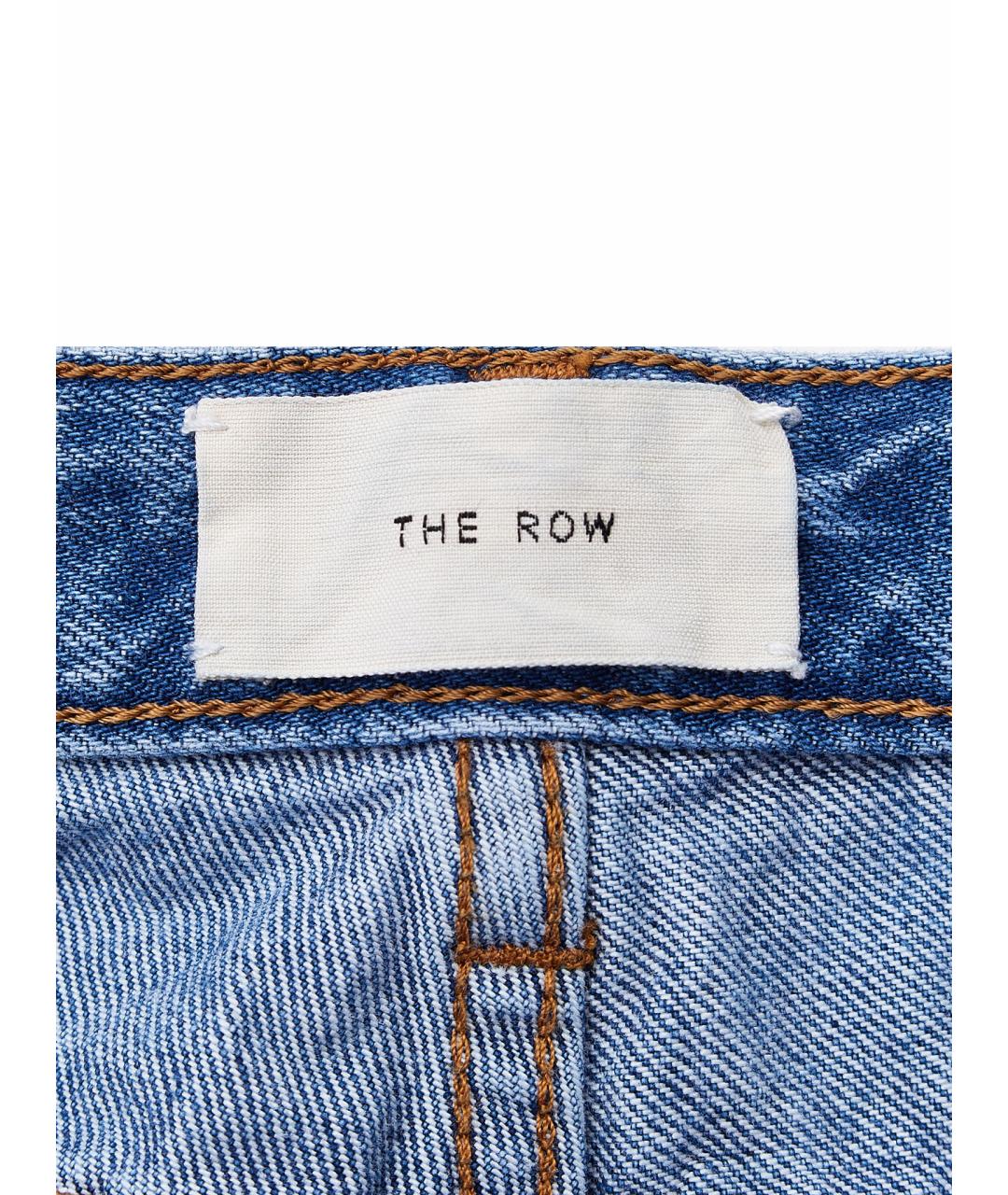 THE ROW Голубые хлопковые джинсы клеш, фото 5