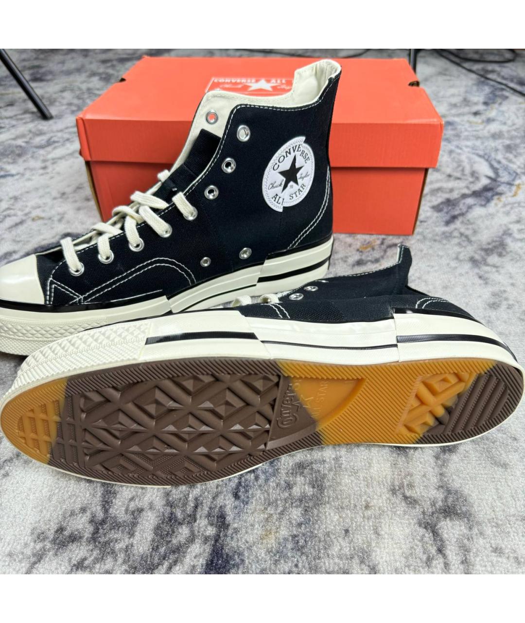 CONVERSE Черные высокие кроссовки / кеды, фото 6