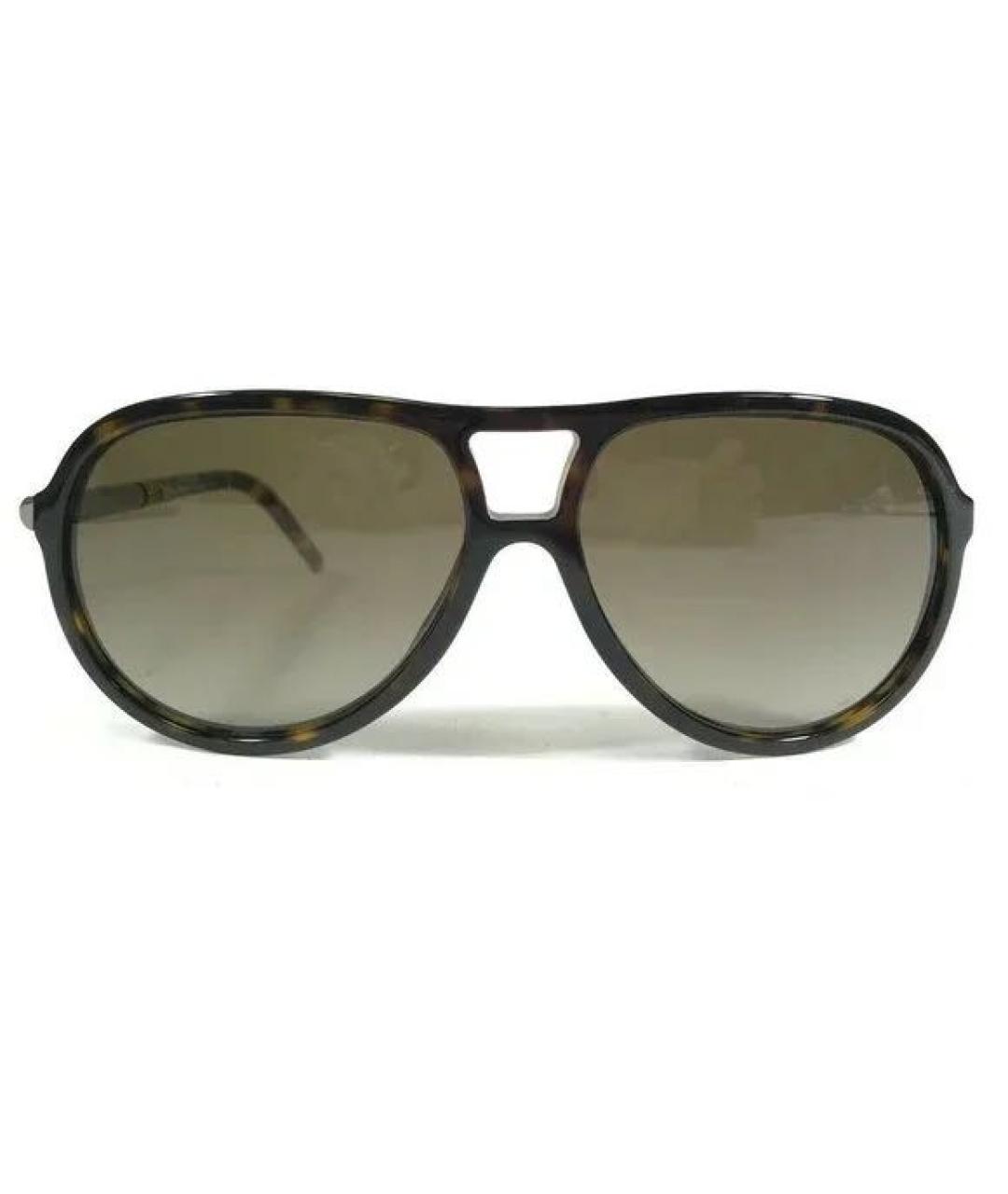 BURBERRY Коричневые пластиковые солнцезащитные очки, фото 1