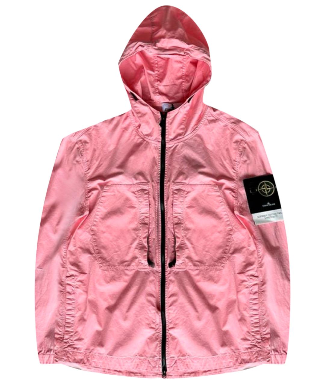 STONE ISLAND Розовая хлопковая куртка, фото 1