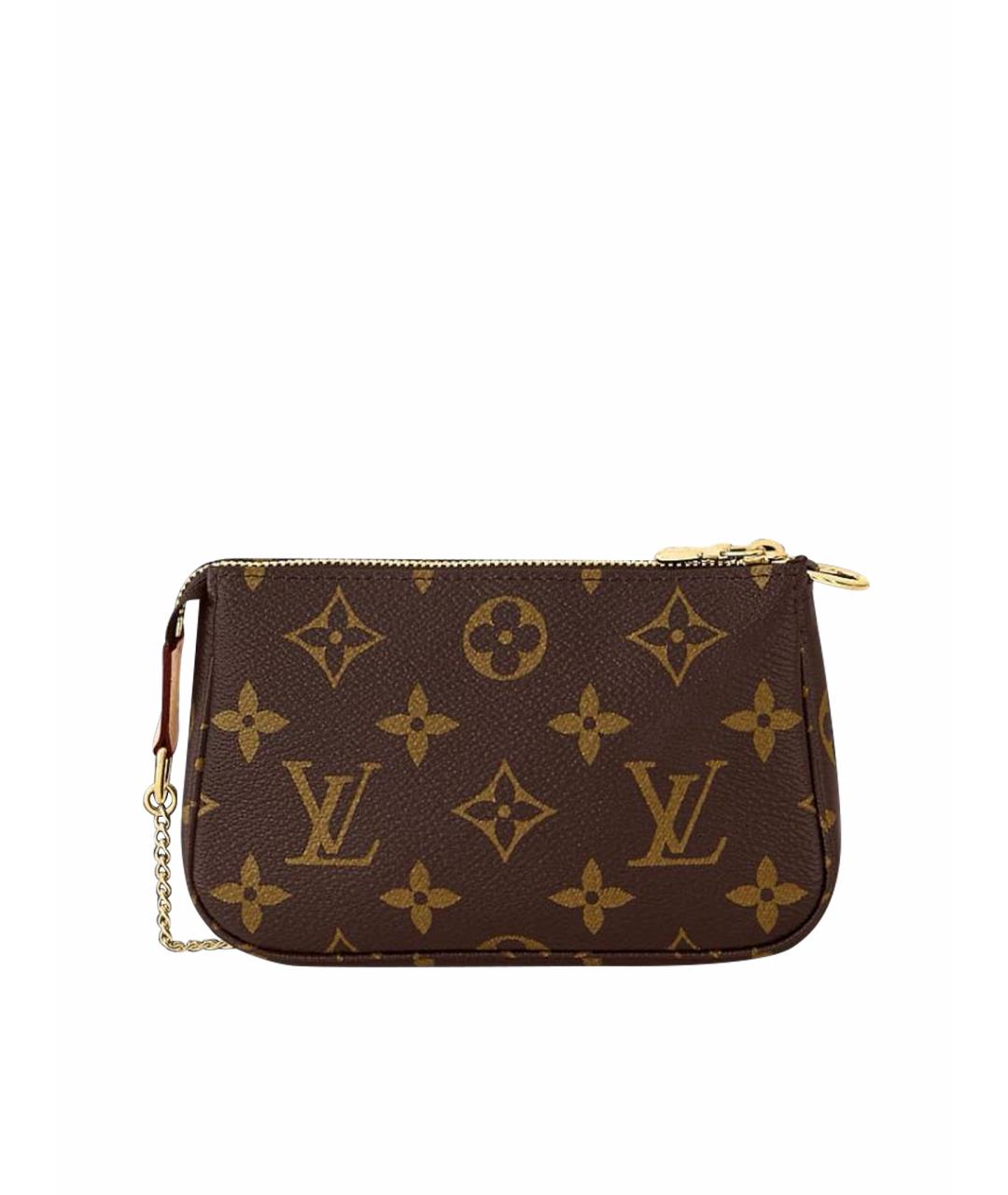 LOUIS VUITTON Коричневая сумка с короткими ручками, фото 1