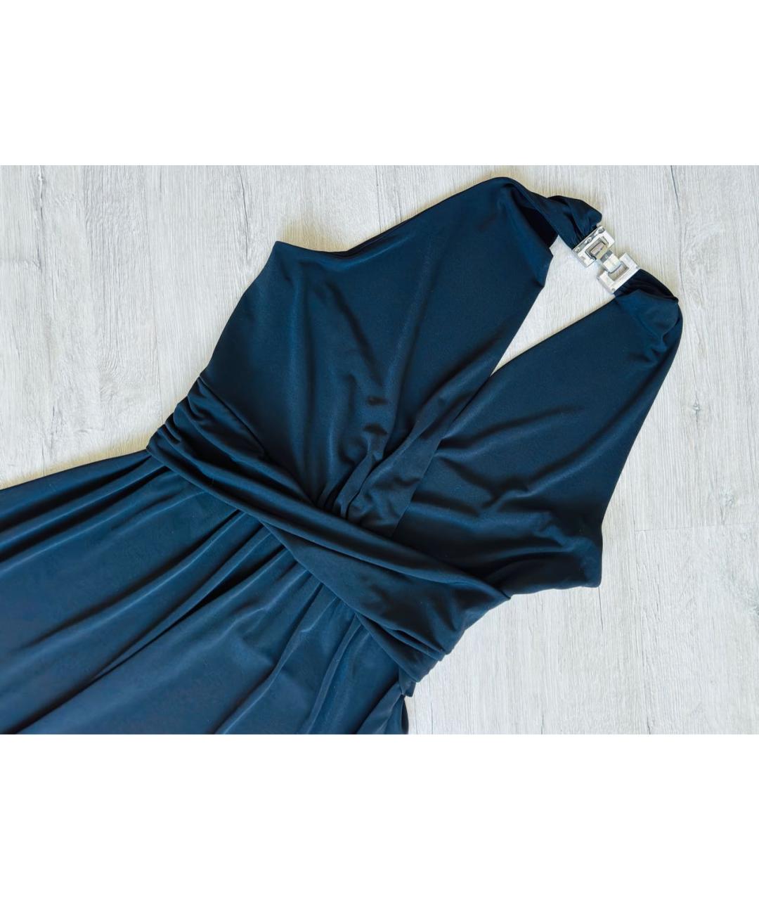 MICHAEL KORS Черное полиэстеровое коктейльное платье, фото 7