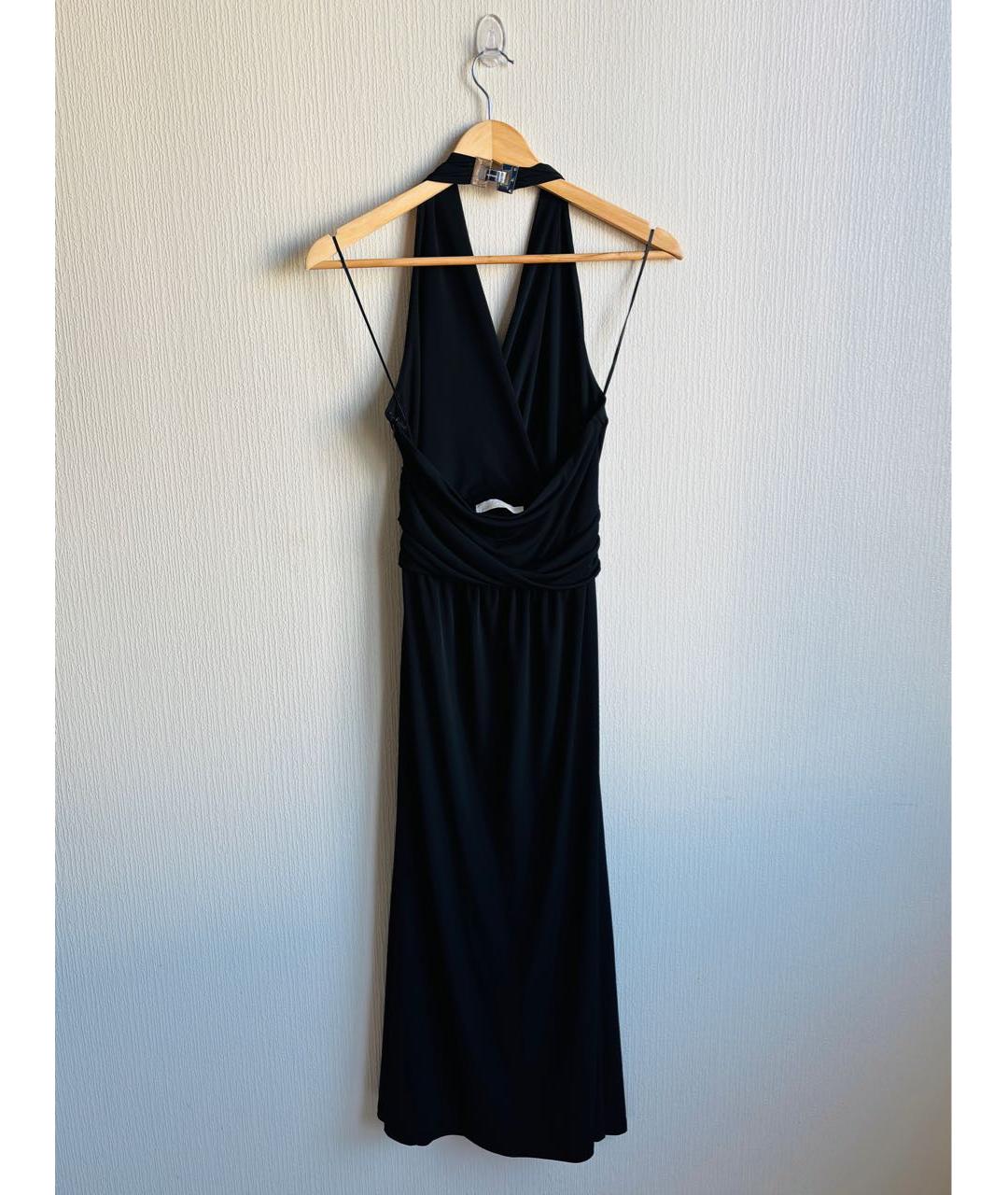 MICHAEL KORS Черное полиэстеровое коктейльное платье, фото 2