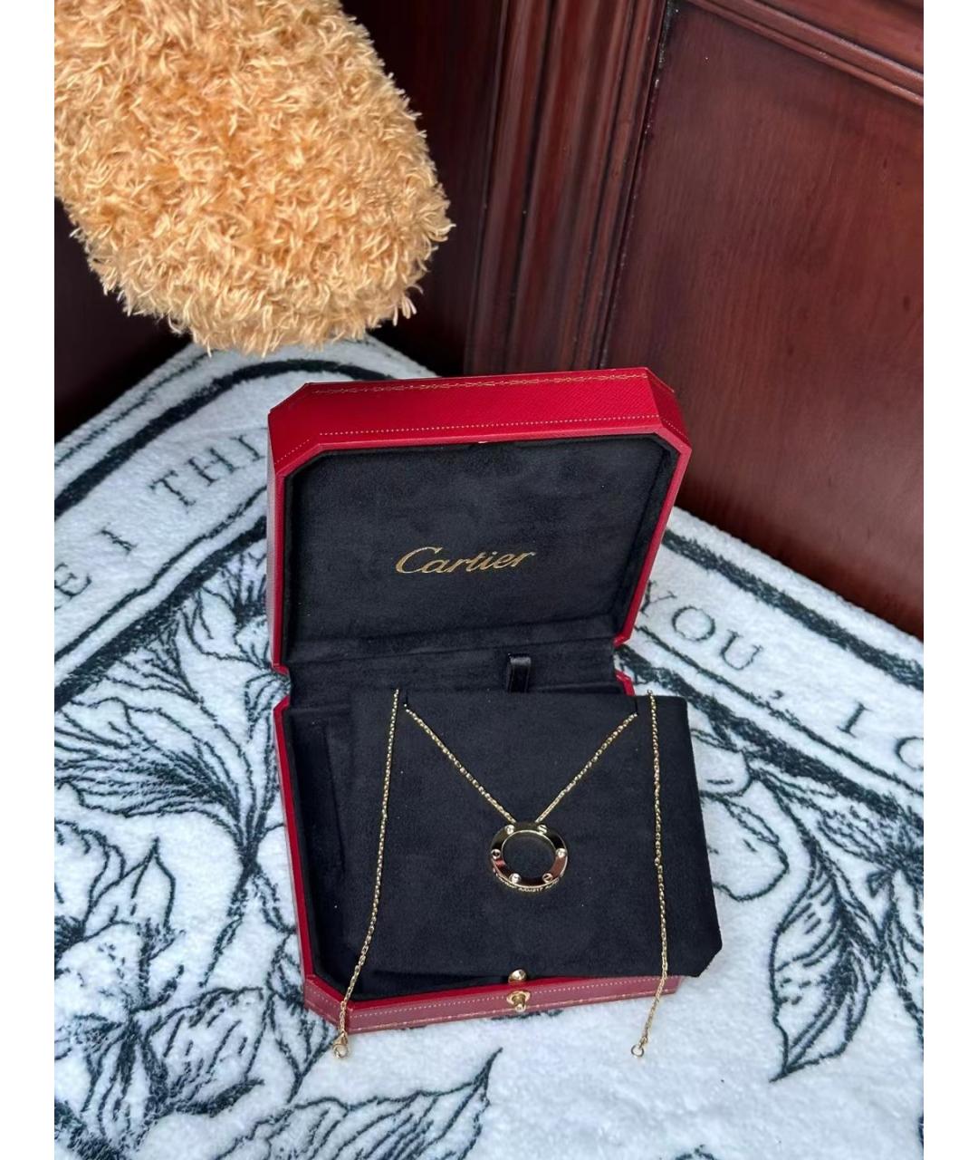 CARTIER Золотое колье из желтого золота, фото 3