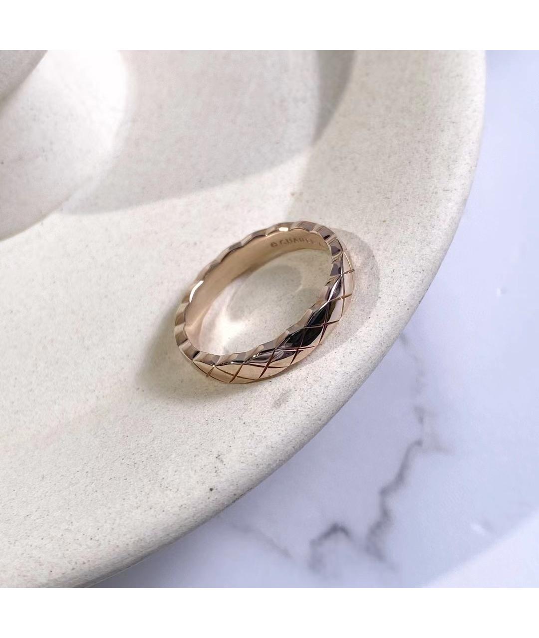 CHANEL Золотое кольцо из розового золота, фото 3