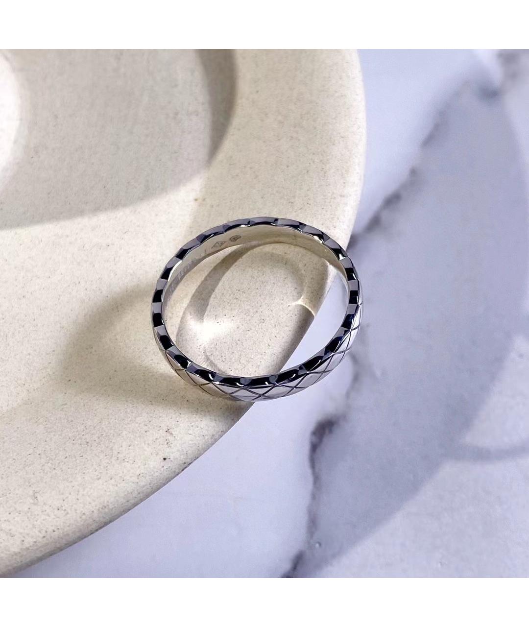 CHANEL Серебряное кольцо из белого золота, фото 2