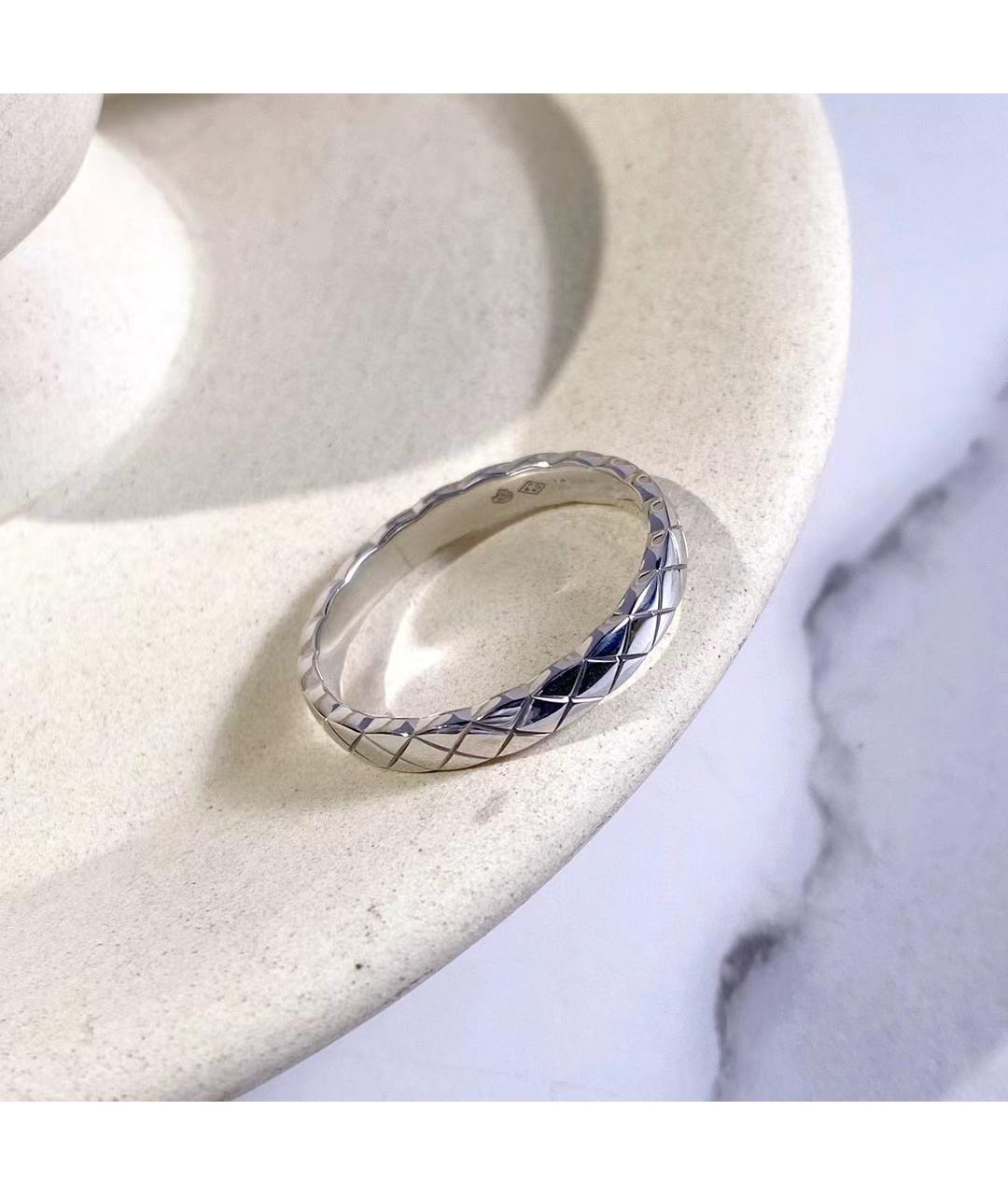CHANEL Серебряное кольцо из белого золота, фото 6
