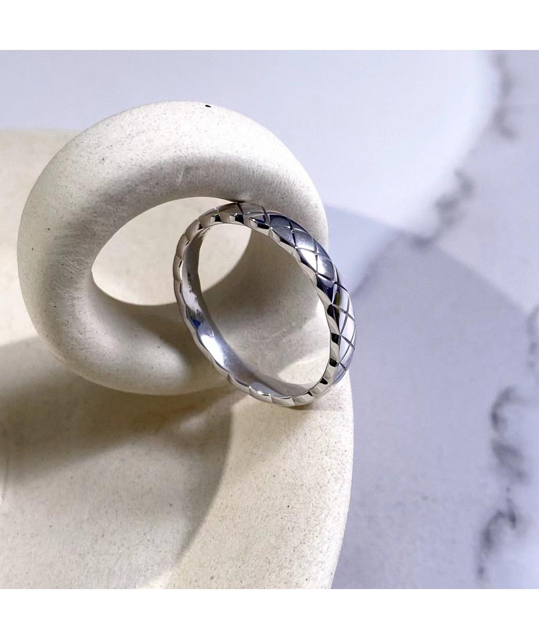 CHANEL Серебряное кольцо из белого золота, фото 5