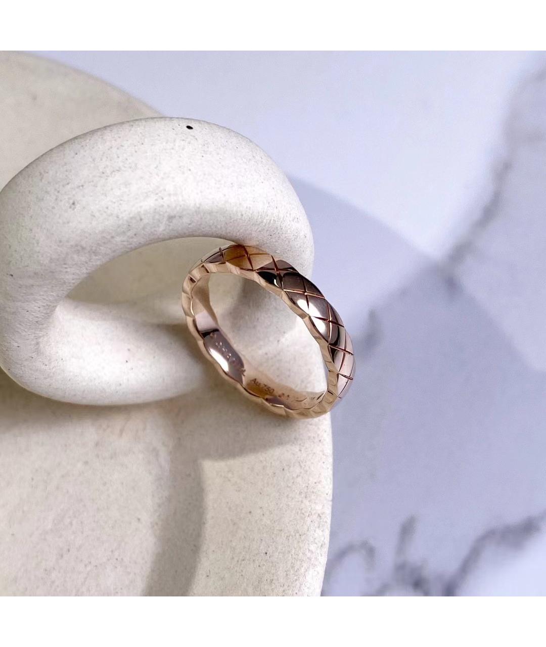 CHANEL Золотое кольцо из розового золота, фото 6