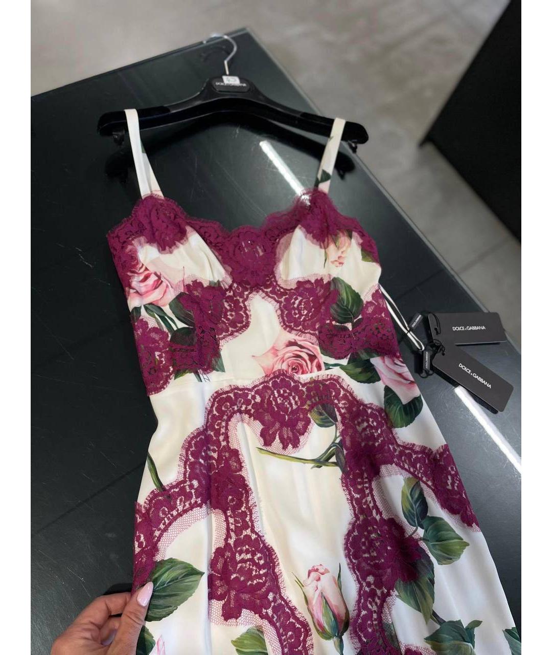 DOLCE&GABBANA Мульти коктейльное платье, фото 6