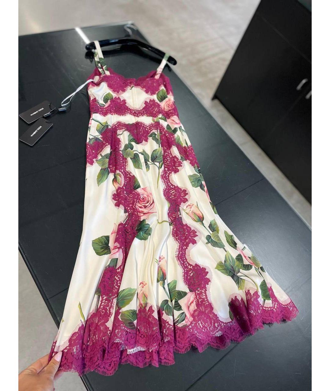 DOLCE&GABBANA Мульти коктейльное платье, фото 5