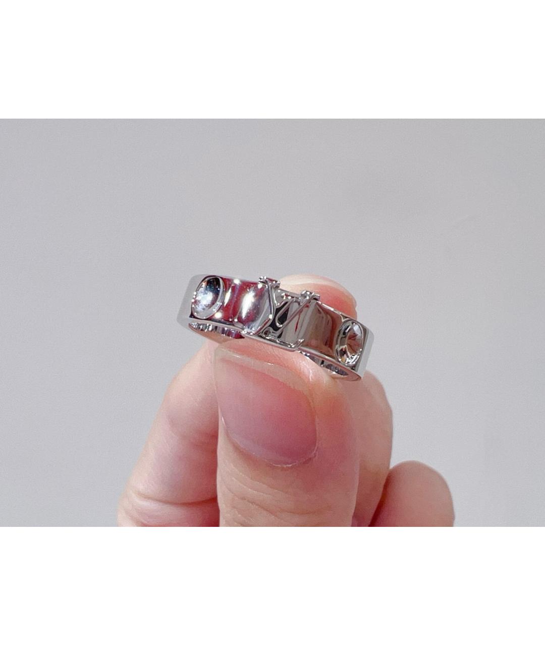 LOUIS VUITTON PRE-OWNED Серебряное кольцо из белого золота, фото 6
