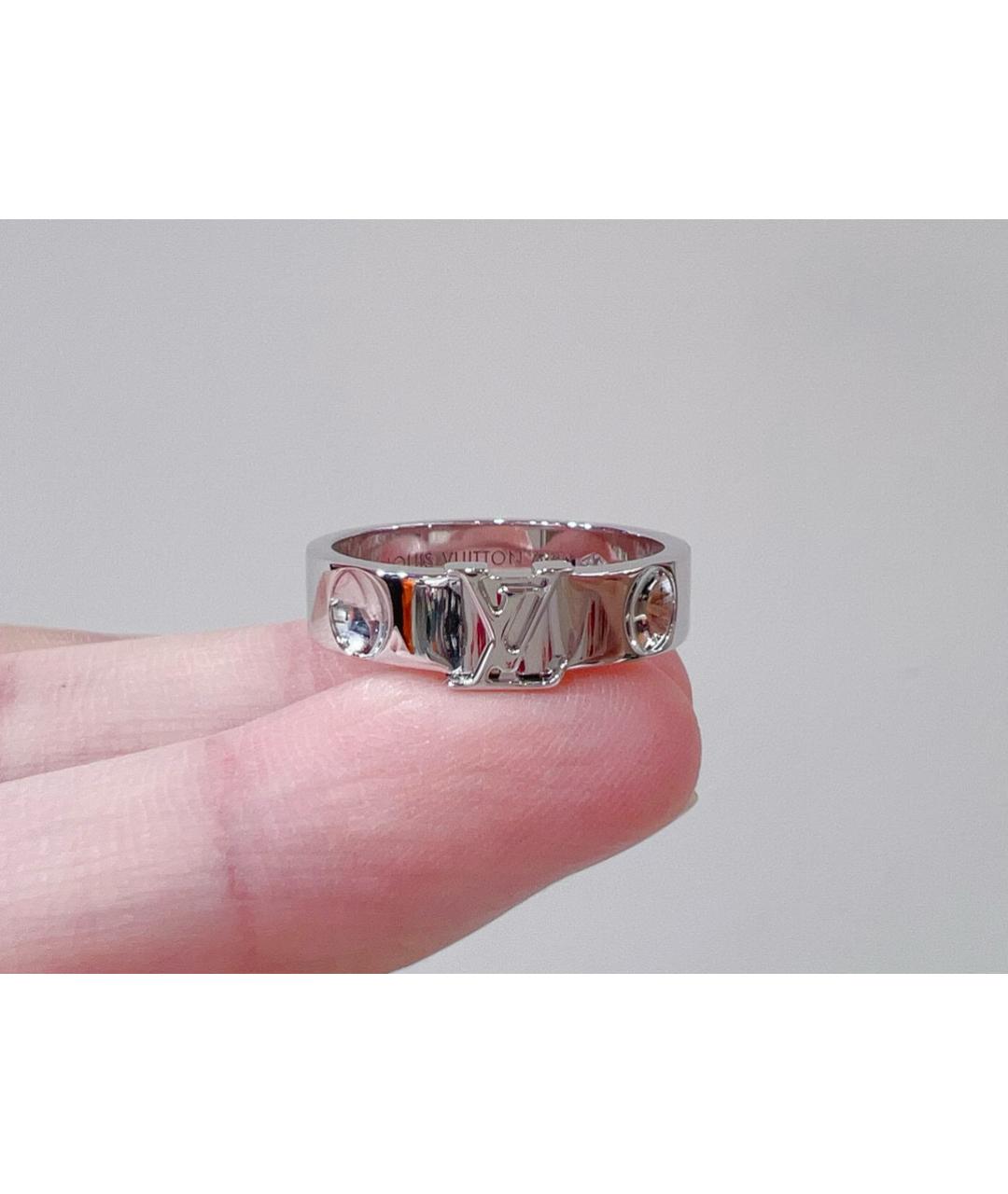 LOUIS VUITTON PRE-OWNED Серебряное кольцо из белого золота, фото 2