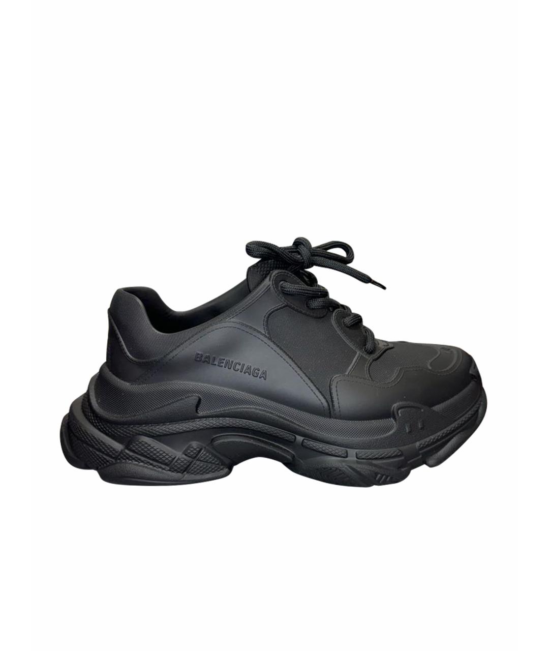 BALENCIAGA Черные резиновые кроссовки, фото 1